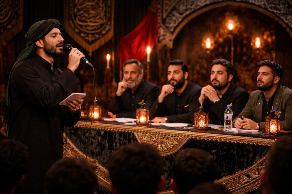 تعیین سطح مداحی و روضه خوانی موسسه آموزش مداحی و روضه خوانی معنا